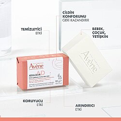 Avene XeraCalm A.D Yüz ve Vücut Temizleyici Sabun 100 gr - 3