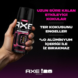 Axe Number 10 Erkek Sprey Deodorant Limited Edition 150 ml - 5