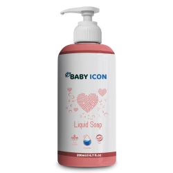 Baby Icon Doğal Çilek Kokulu Sıvı Sabun 200ml 