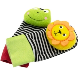 Babyjem Çıngıraklı Çorap ve Bileklik 0+ Ay Çok Renkli - Babyjem (1)