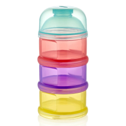 Babyjem Katlı Toz Mama Kabı Renkli - Babyjem