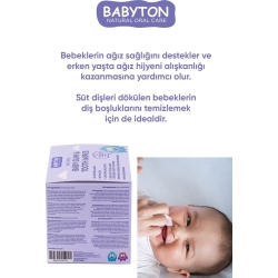 Babyton Bebekler İçin Diş Ve Damak Temizleme Mendili 25'li - Babyton (1)