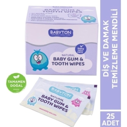 Babyton Bebekler İçin Diş Ve Damak Temizleme Mendili 25'li - Babyton