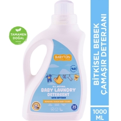 Babyton Doğal Bebek Çamaşır Sabunu Bitkisel Deterjan 1000ml - Babyton