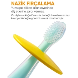 Babyton Silikon Bebek Diş Fırçası 6-24 Ay - Babyton (1)
