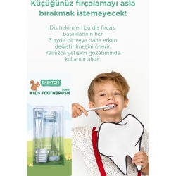 Babyton Sonik Pilli Diş Fırçası 2'li Yedek Başlık - Babyton (1)
