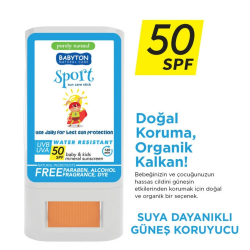Babyton Suya Dayanıklı Spf 50 Güneş Koruyucu Stick 20 gr - 3