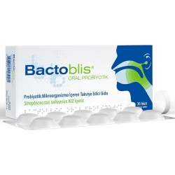 Bactoblis Oral Probiyotik Takviye Edici Gıda 30 Adet Emme Tablet - EnaFarma (1)