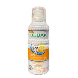 Bebak Bebek Spf50+ Yüksek Korumalı Güneş Köpüğü 150 ml - Bebak