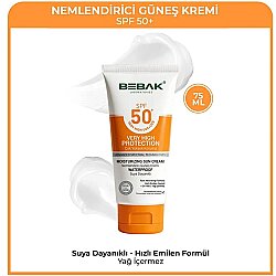 Bebak Nemlendirici Güneş Kremi Spf50+ 75ml - Bebak