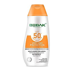 Bebak Nemlendirici Güneş Losyonu Spf50+ 200 ml - Bebak