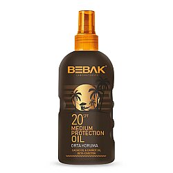 Bebak Spf20+ Etkili Bronzlaştırıcı Yağ 150 ml - Bebak