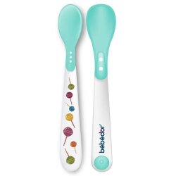 Bebedor Isıya Duyarlı Kaşık Yeşil