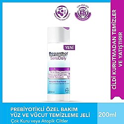 Bepanthol SensiDaily Yüz ve Vücut Temizleme Jeli 200ml - Bepanthol