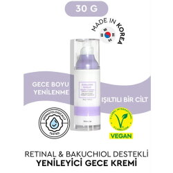 Bibimcos Bakuchiol Retinol Night Gece Kremi 30gr - Bibimcos