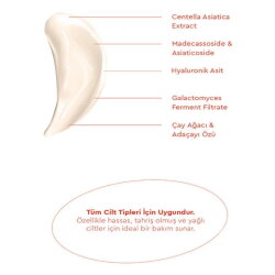 Bibimcos Centella Asiatica Extract Gel Cream 100ml - Cilt Yatıştırıcı ve Nemlendirici Jel Krem - 5