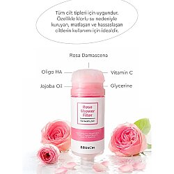 Bibimcos Rose Shower Filter - Gül Özlü Duş Filtresi 160g - 6