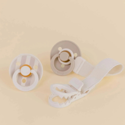 Bibs Colour Kauçuk Emzik Askılı Hediye Set Ivory - 3