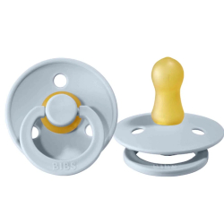 Bibs Colour Kauçuk Emzik Baby Blue 0-6 Ay 