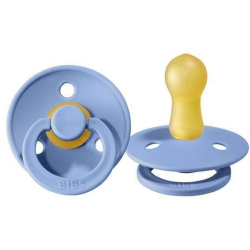 Bibs Colour Kauçuk Emzik Sky Blue 0-6 Ay