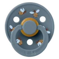 Bibs Studio Colour Bumblebee Friends Kauçuk Emzik Petrol No:1 0-6 Ay - Bibs