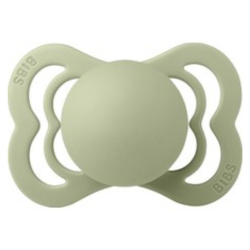 Bibs Supreme Bebek Doğal Silikon Emzik 0-6 Ay Sage - Bibs (1)