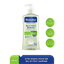 Biobaby Bebek Şampuanı Organik Elma Özü 500 ml - Biobaby