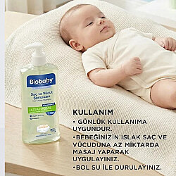 Biobaby Bebek Şampuanı Organik Elma Özü 500 ml - 4