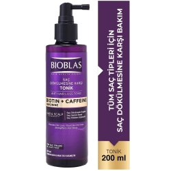 Bioblas Biotin Caffeine Saç Dökülmesi Karşıtı Tonik 200ml