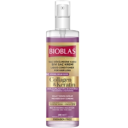 Bioblas Dolgunlaştırıcı Onarıcı Kolajen & Keratin Sıvı Saç Kremi 200ml
