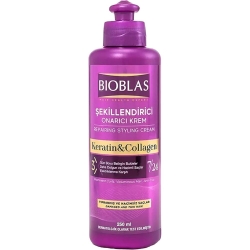 Bioblas Keratin + Collagen Şekillendirici Onarıcı Saç Bakım Kremi 250ml