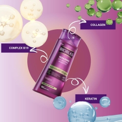 Bioblas Kolajen ve Keratin Dolgunlaştırıcı ve Onarıcı Şampuan 360ml - 2