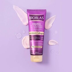 Bioblas Saç Kremi Kolajen & Keratin Saç Dökülmesine Karşı Etkili 250 ml - 3