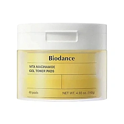 Biodance Vita Niacinamide Jel Tonik Pedleri Aydınlatıcı Ve Eşitleyici Maske 60'lı