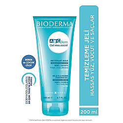 Bioderma ABCDerm Foaming Cleanser - Yüz Vücut ve Saç İçin Temizleyici Jel 200ml - Bioderma
