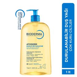 Bioderma Atoderm Shower Oil - Çok Kuru Ciltler için Duş Yağı 1lt - Bioderma
