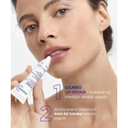 Bioderma Cicabio Lip Repair Nemlendirici Besleyici Onarıcı Dudak Bakım Kremi 10ml - 5