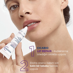 Bioderma Cicabio Lip Repair Nemlendirici Besleyici Onarıcı Dudak Bakım Kremi 10ml - 7