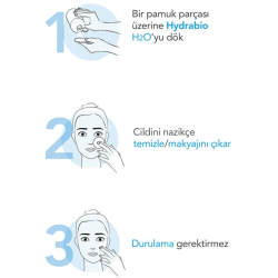 Bioderma Hydrabio H2O- Makyaj ve Kuru Cilt Temizleyici Misel Solüsyon 100ml - 4