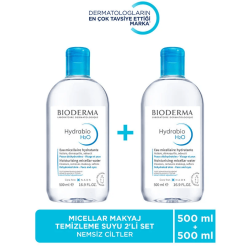 Bioderma Hydrabio H2O İkili Set 500ml + 500ml - Bioderma