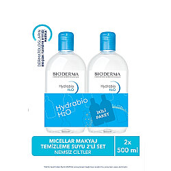 Bioderma Hydrabio H2O İkili Set 500ml + 500ml - Bioderma