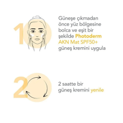 Bioderma Photoderm AKN Mat Yağlı Ciltler için Güneş Kremi SPF30 40ml - 4