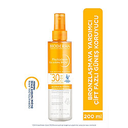 Bioderma Photoderm Bronz Sun Protective Water SPF30 Bronzlaştırıcı Güneş Koruyucu 200 ml