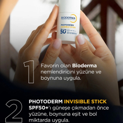 Bioderma Photoderm Invisible Stick Güneş Kremi SPF50+ 15 gr - 5