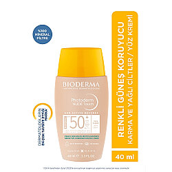 Bioderma Photoderm Nude Touch SPF50+ Very Light Renkli Güneş Kremi 40 ml