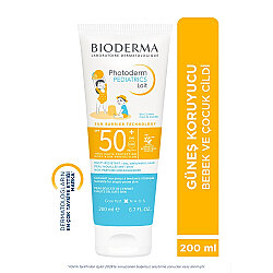 Bioderma Photoderm Pediatrics Çocuklar için Güneş Kremi SPF50+ 200ml - Bioderma