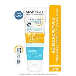 Bioderma Photoderm Pediatrics Mineral SPF50+ Çocuklar İçin Mineral Güneş Kremi 50 g