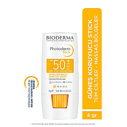 Bioderma Photoderm Stick SPF50+ Hassas Bölgeler İçin Yüksek Korumalı Stick Güneş Koruyucu 8 g - Bioderma