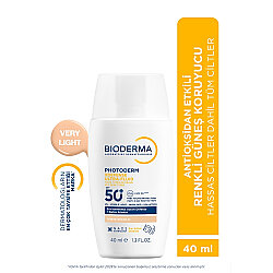 Bioderma Photoderm XDefense SPF50+ Antioksidan Etkili Renkli Güneş Kremi Very Light 40 ml - Bioderma