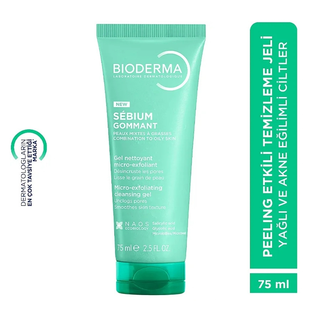 Bioderma Sébium Gommant Mikro Peeling Etkili Temizleme Jeli 75 ml - Bioderma
